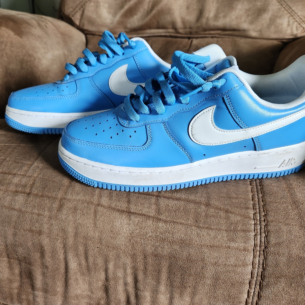 Nike Blue and White Sneakers